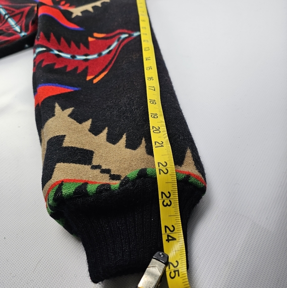 Pendleton High Grade Westernwear Med. Aztec Southwestern Jacket Vintage - Picture 10 of 10